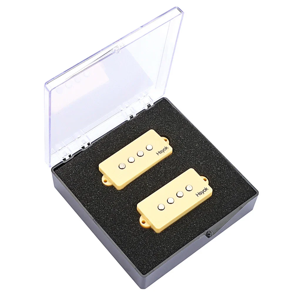 4 Strings Bass Pickups Neck & Bridge Pickup Set for 4 Strings P/ J Bass Guitar Part & Accessories Alnico 5
4 Strings Bass Pickups Neck & Bridge Pickup Set for 4 Strings P/ J Bass Guitar Part & Accessories Alnico 5