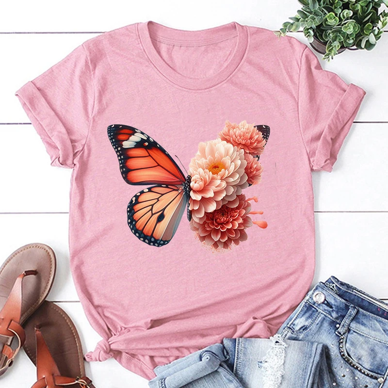New Fashion T Shirt Funny Flowers Butterfly Letter Print T Shirt Flowers Butterfly Graphic Tee Shirt Unisex Casual Plus Size Top
New Fashion T Shirt Funny Flowers Butterfly Letter Print T Shirt Flowers Butterfly Graphic Tee Shirt Unisex Casual Plus Size Top