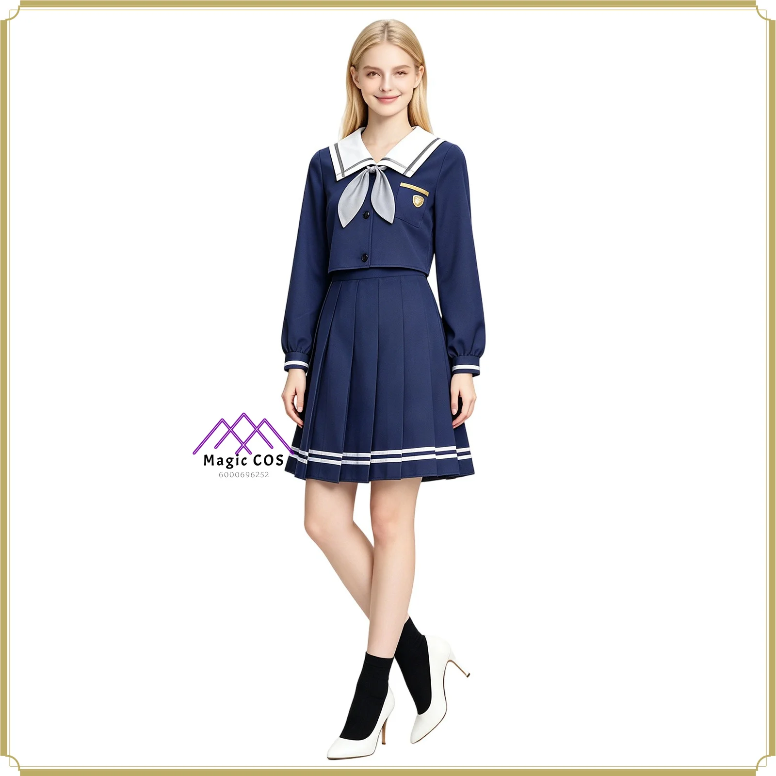 Wakaba Mutsuki JK Uniform Cosplay Costume High Quality Sailor Suit Anime Outfit Full Set for Stage Performance & Comic Con
Wakaba Mutsuki JK Uniform Cosplay Costume High Quality Sailor Suit Anime Outfit Full Set for Stage Performance & Comic Con