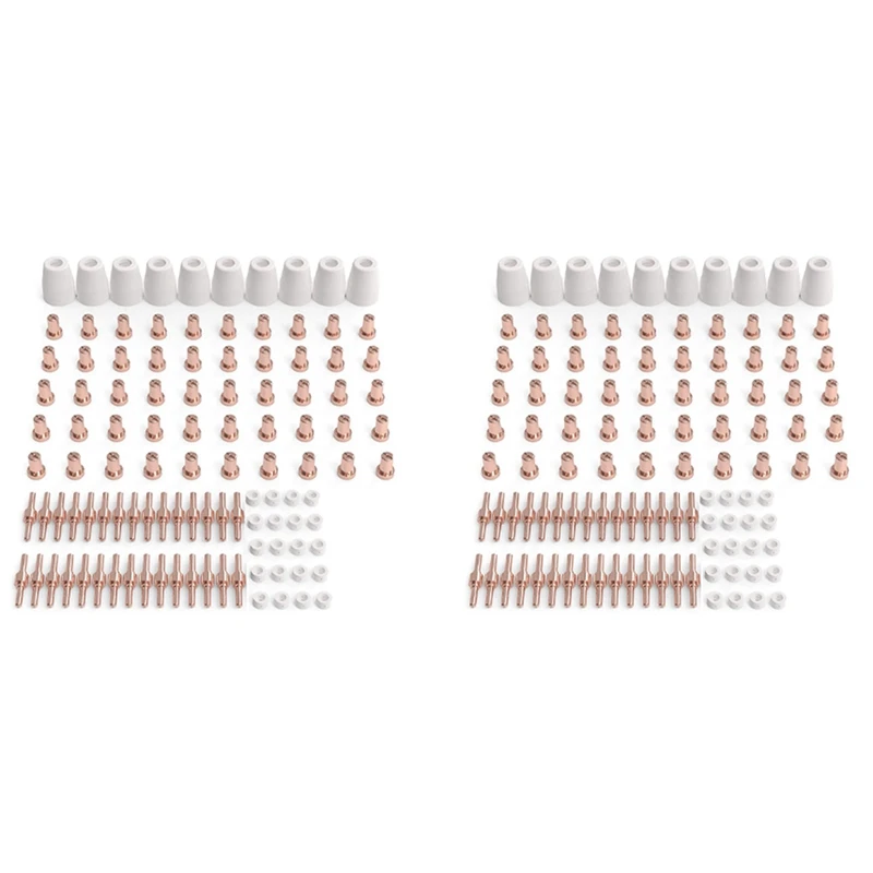 220 Pcs Plasma Cutting Consumables Fit Cut 40 50 With Plasma Cutter Torch PT31 LG40
220 Pcs Plasma Cutting Consumables Fit Cut 40 50 With Plasma Cutter Torch PT31 LG40