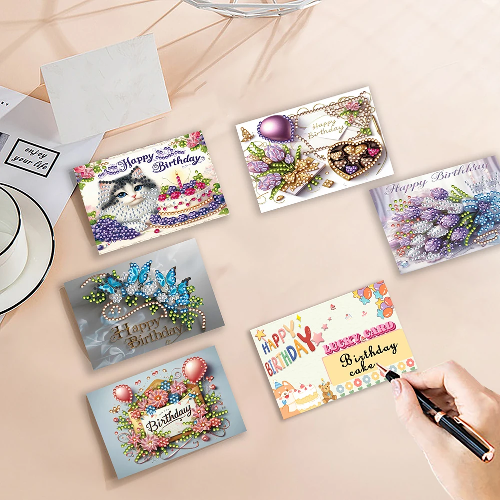 10pcs DIY Diamond Painting Crystal Scratch Card Party Event Gift Card (Cat)
10pcs DIY Diamond Painting Crystal Scratch Card Party Event Gift Card (Cat)