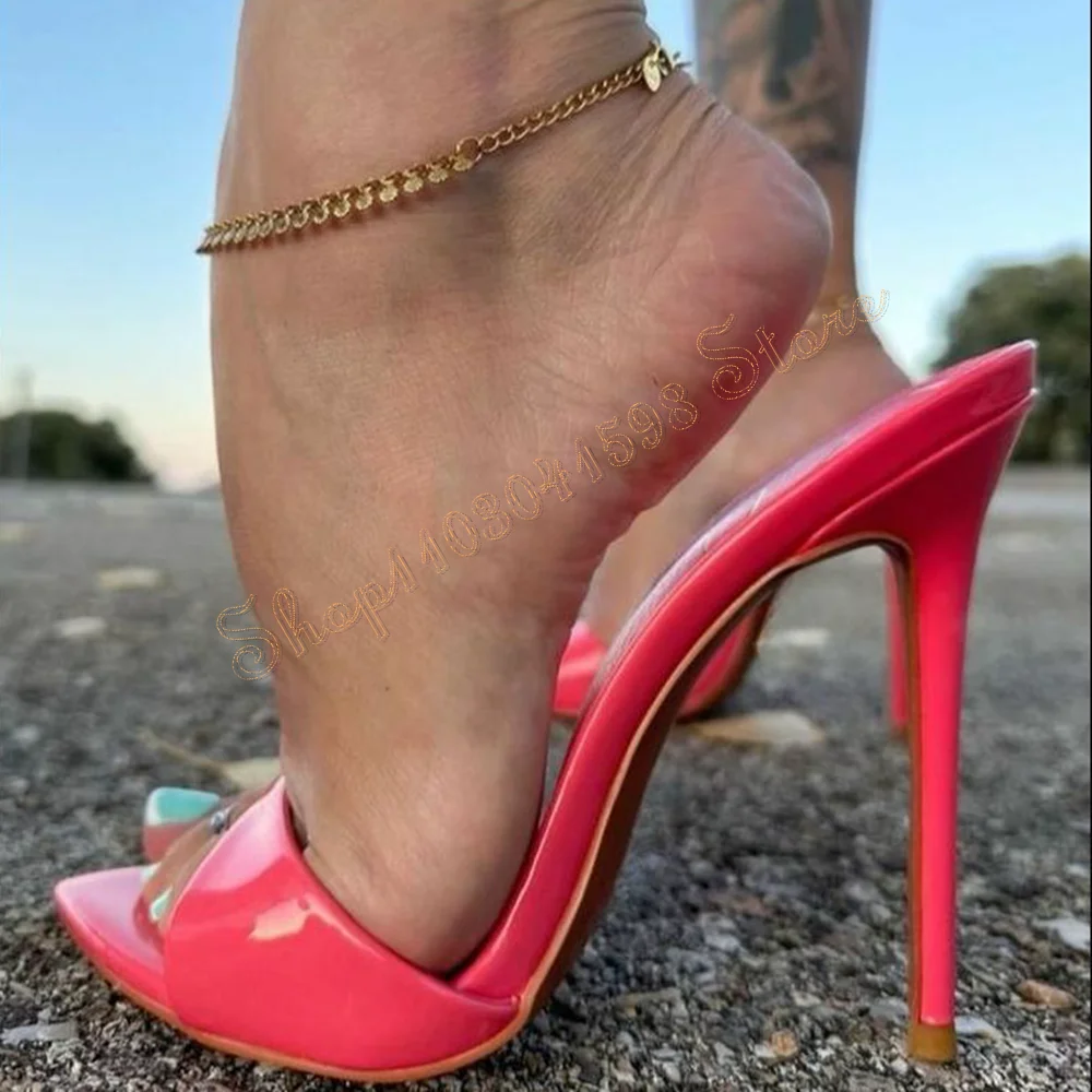 Red Pointed Toe Open Toe Slippers Matte Leather Stilettos High Heels for Women Heels Evening Party Shoes 2024 Zapatos Para Mujer
Red Pointed Toe Open Toe Slippers Matte Leather Stilettos High Heels for Women Heels Evening Party Shoes 2024 Zapatos Para Mujer