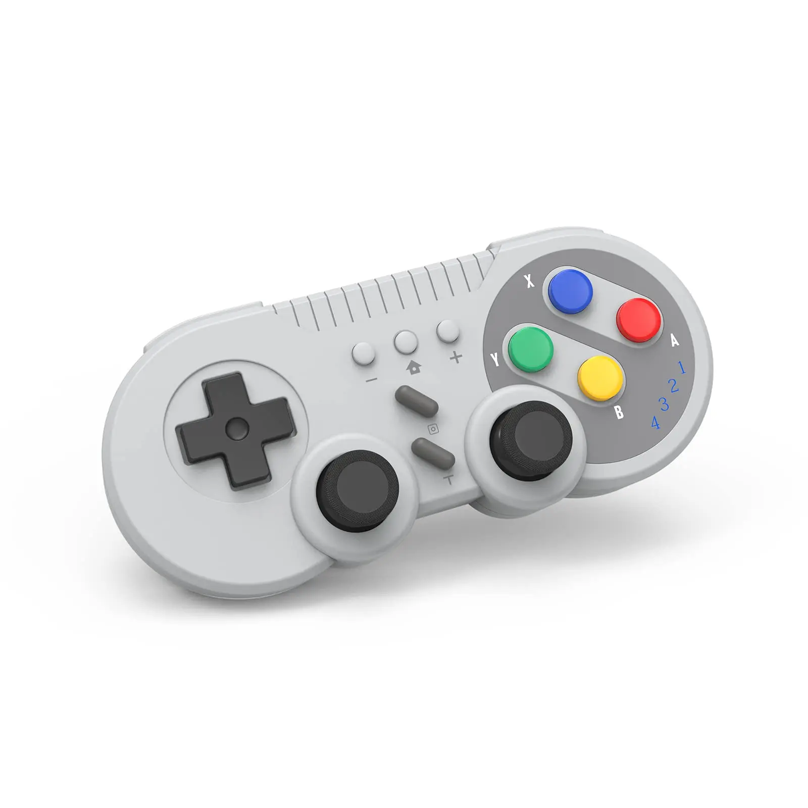 Wireless Controller: Ergonomic Gray Design with Turbo and Motion Vibration - Compatible for Switch OLED PC SNES Gaming with
Wireless Controller: Ergonomic Gray Design with Turbo and Motion Vibration - Compatible for Switch OLED PC SNES Gaming with