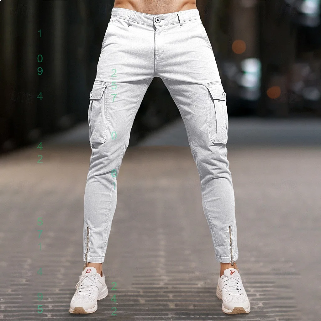 Washed Cotton Cargo Pants Men Casual Jogger Zip Drawstring Trousers Loose Fit Joggers Pants
Washed Cotton Cargo Pants Men Casual Jogger Zip Drawstring Trousers Loose Fit Joggers Pants