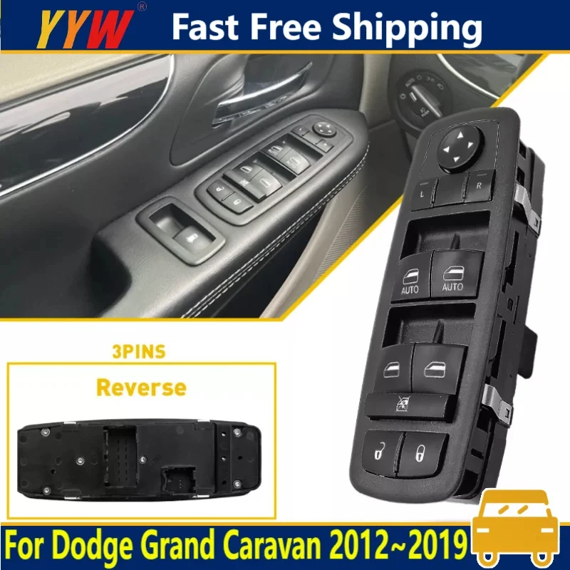 Driver Power Window Master Switch For Dodge Grand Caravan SE SXT R/T 3.6L 2012~2019 Car Window Control Switch Panel 68110871AA
Driver Power Window Master Switch For Dodge Grand Caravan SE SXT R/T 3.6L 2012~2019 Car Window Control Switch Panel 68110871AA