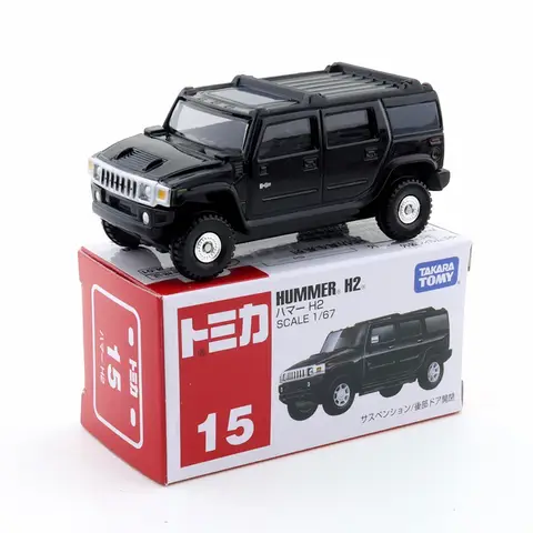 TAKARA TOMY-Tomica Diecast No.015 Hummer H2 Modelo Automotivo Ornamentos, Brinquedos Do Carro, Decorações Do Presente