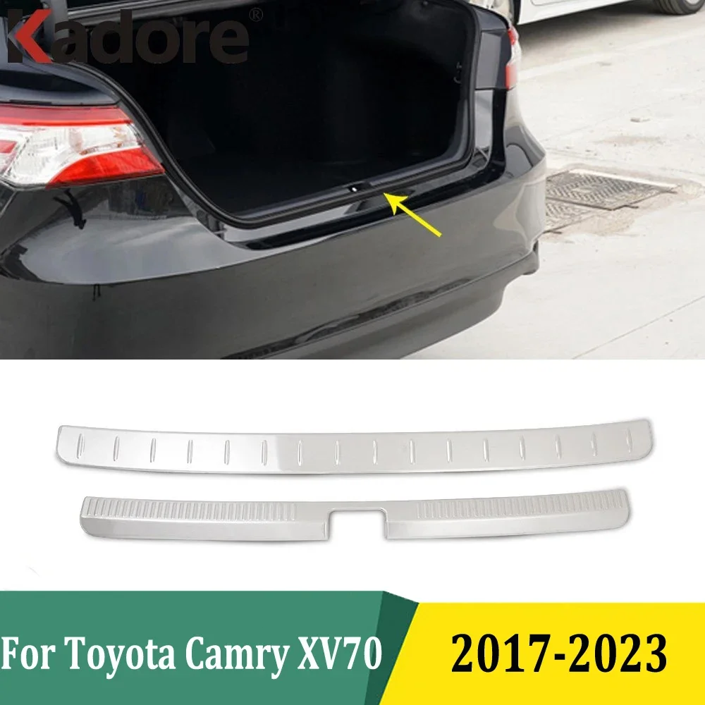 For Toyota Camry XV70 2017 2018 2019-2023 Stainless Steel Tail Bumper Protector Cover Trim Rear Door Sill Trim Car Accessories
For Toyota Camry XV70 2017 2018 2019-2023 Stainless Steel Tail Bumper Protector Cover Trim Rear Door Sill Trim Car Accessories