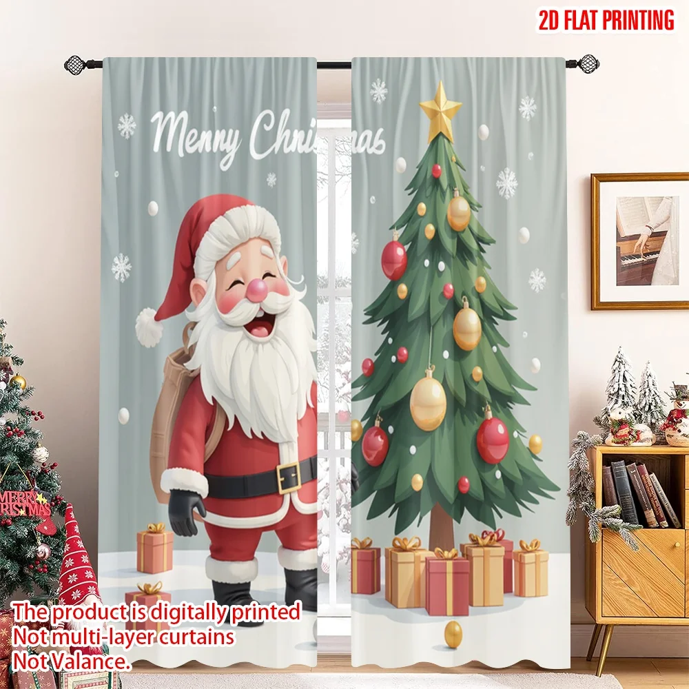 2pcs 2D flat printing Christmas Party Curtain Merry Christmas Santa Claus Gifts_b Polyester Without Electricity Holiday
2pcs 2D flat printing Christmas Party Curtain Merry Christmas Santa Claus Gifts_b Polyester Without Electricity Holiday