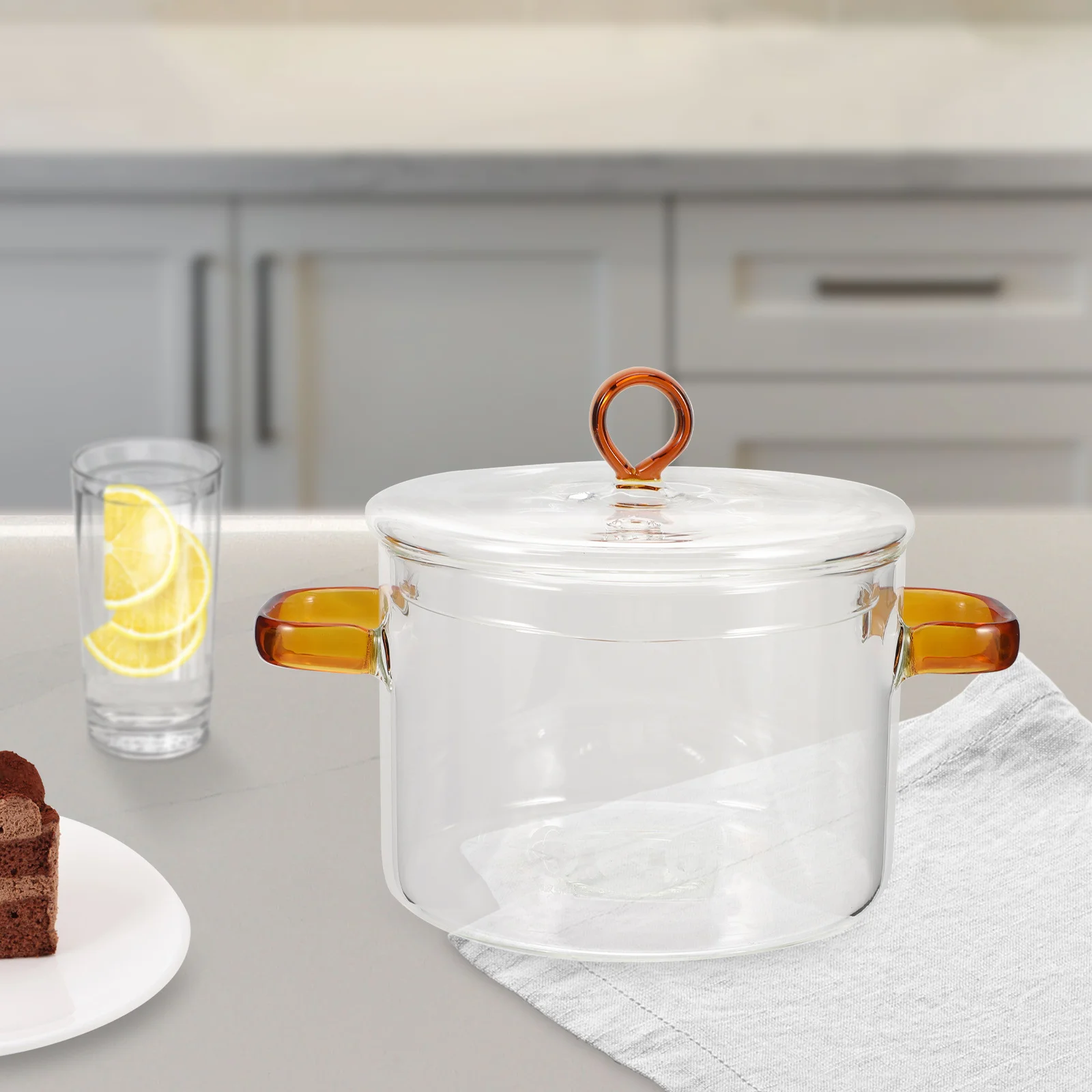 Термостойкая стеклянная кастрюля для супа с крышкой для тушения лапши, молока, детского питания, кухни, прозрачная кастрюля
Термостойкая стеклянная кастрюля для супа с крышкой для тушения лапши, молока, детского питания, кухни, прозрачная кастрюля