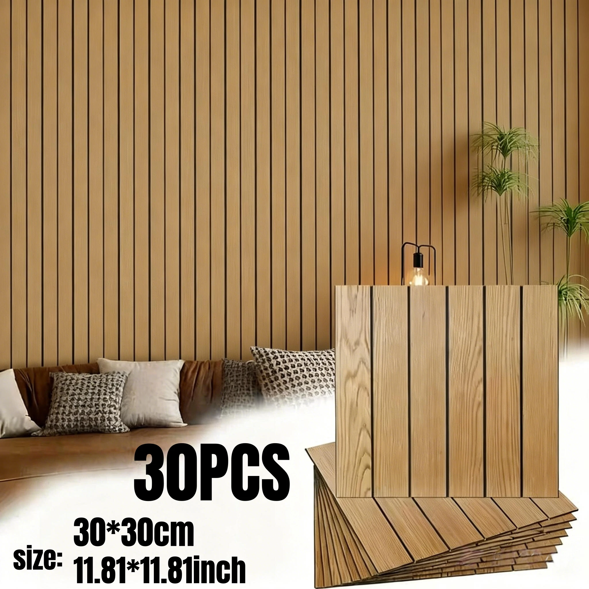 Waterproof Faux Wood Grille Self-Adhesive Wall Panel Peel and Stick Wall Covering for Kitchen&Dining Room Wall Upgrade Wallpaper
Waterproof Faux Wood Grille Self-Adhesive Wall Panel Peel and Stick Wall Covering for Kitchen&Dining Room Wall Upgrade Wallpaper