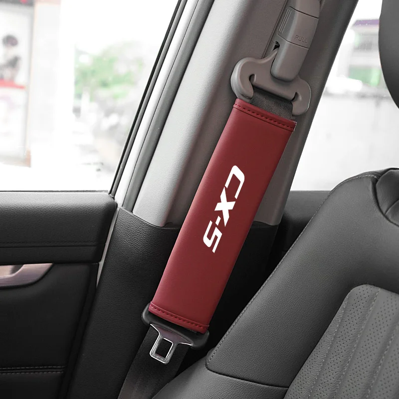 2Pcs Leather Car Seat Belt Shoulder Protector Cover Safety Belt Padding Pad For Mazda CX-5 Seat Belt Decoration
2Pcs Leather Car Seat Belt Shoulder Protector Cover Safety Belt Padding Pad For Mazda CX-5 Seat Belt Decoration