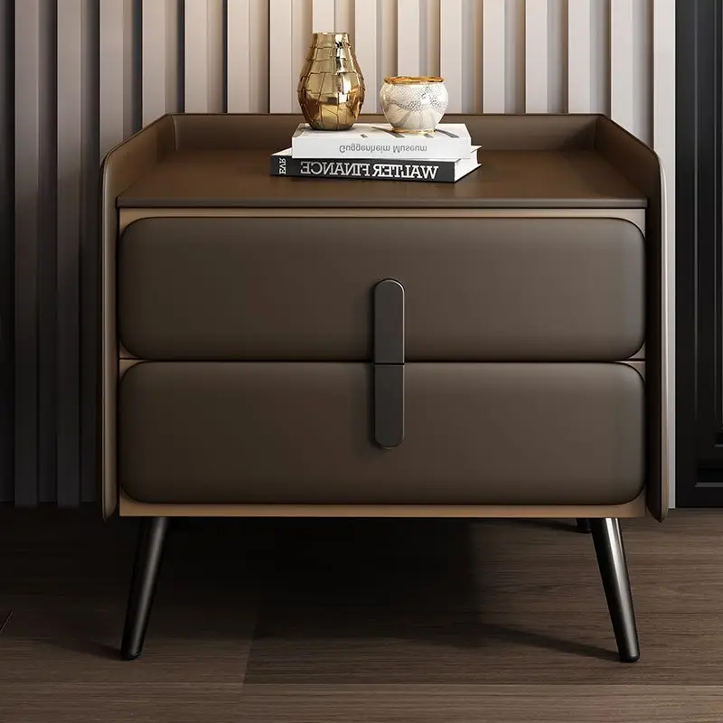 Bedside table Premium light luxury simple solid wood home leather modern bedroom locker storage and installation bedside cabinet
Bedside table Premium light luxury simple solid wood home leather modern bedroom locker storage and installation bedside cabinet