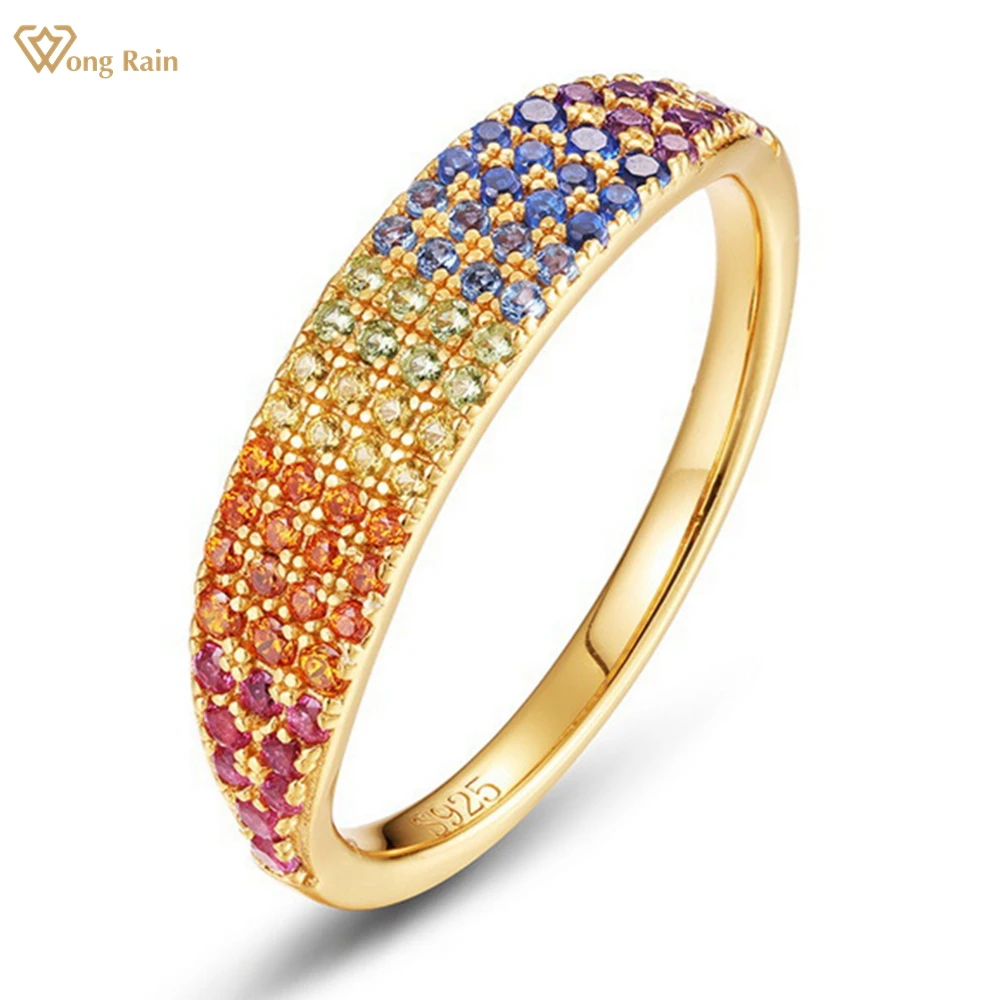 Wong Rain Vintage 925 Sterling Silver Lab Sapphire High Carbon Diamond Gemstone Row Rings Wedding Party Fine Jewelry Wholesale
Wong Rain Vintage 925 Sterling Silver Lab Sapphire High Carbon Diamond Gemstone Row Rings Wedding Party Fine Jewelry Wholesale