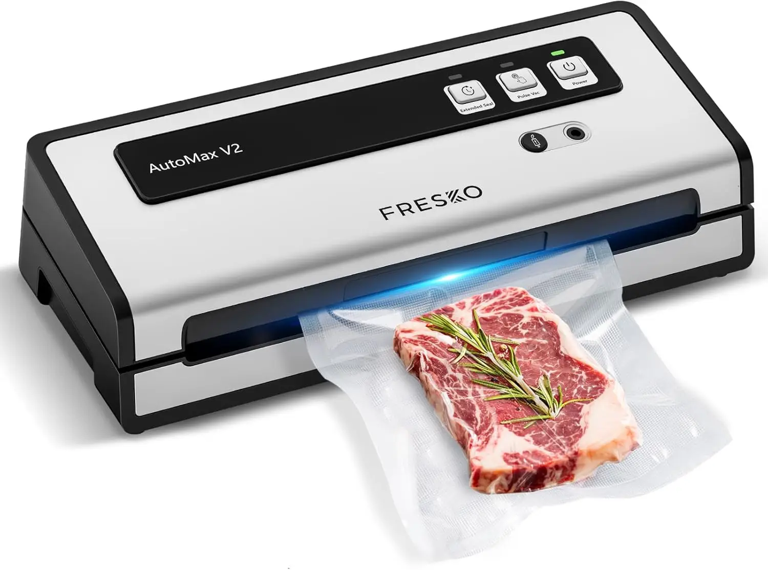 Automatic Vacuum Sealer Machine with Widened Heating Strip, Compact Food Sealer Starter Kit
Automatic Vacuum Sealer Machine with Widened Heating Strip, Compact Food Sealer Starter Kit