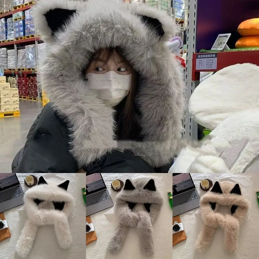 Soft Plush Integrated Cap Scarf Warm Beanie Ear Protection Fake Fur Long Scarf Cap Neck Warm Winter Warm Beanie Hat Scarf
Soft Plush Integrated Cap Scarf Warm Beanie Ear Protection Fake Fur Long Scarf Cap Neck Warm Winter Warm Beanie Hat Scarf