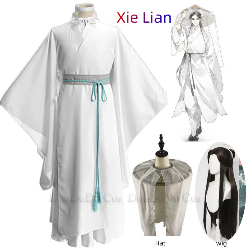 Косплей-костюм Xie Lian Tian Guan Ci Fu, косплей, Xielian Wigs, Бамбуковая Шляпа, реквизит для мужчин и женщин, полный комплект для косплея аниме на Хэллоуин
Косплей-костюм Xie Lian Tian Guan Ci Fu, косплей, Xielian Wigs, Бамбуковая Шляпа, реквизит для мужчин и женщин, полный комплект для косплея аниме на Хэллоуин