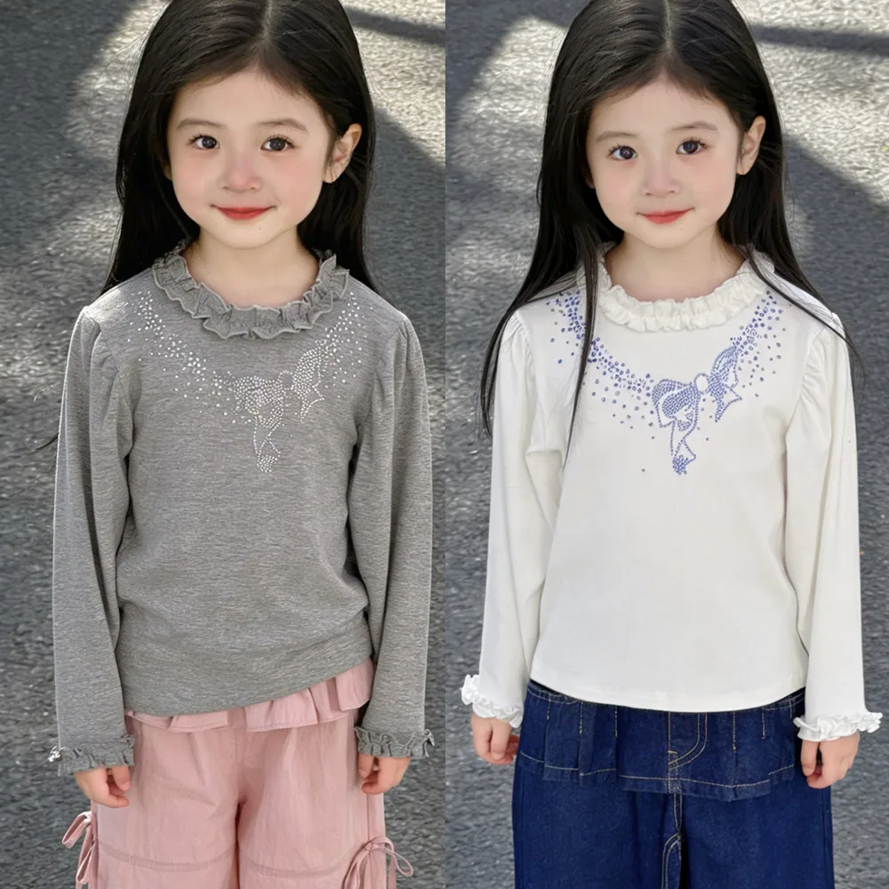 spring kids girl clothes baby tops casual girl clothes Bow print girls' long sleeved T-shirt Spring Modal Fabric Comfortable top
spring kids girl clothes baby tops casual girl clothes Bow print girls' long sleeved T-shirt Spring Modal Fabric Comfortable top