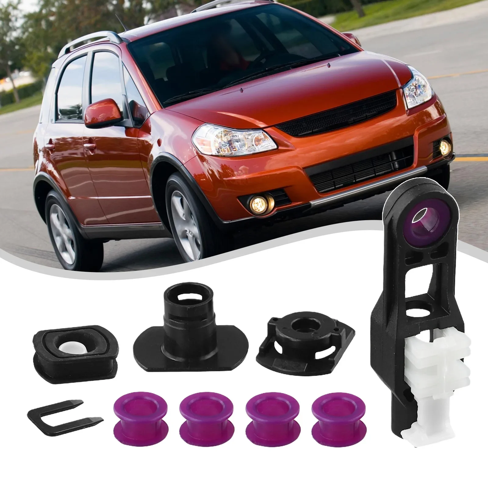 5 Speed Gear Shift Cable Bushing Repair Kit For Suzuki SX4 Swift Sport Lever End Connector Grommet Gear Shift+Cable Rubber
5 Speed Gear Shift Cable Bushing Repair Kit For Suzuki SX4 Swift Sport Lever End Connector Grommet Gear Shift+Cable Rubber