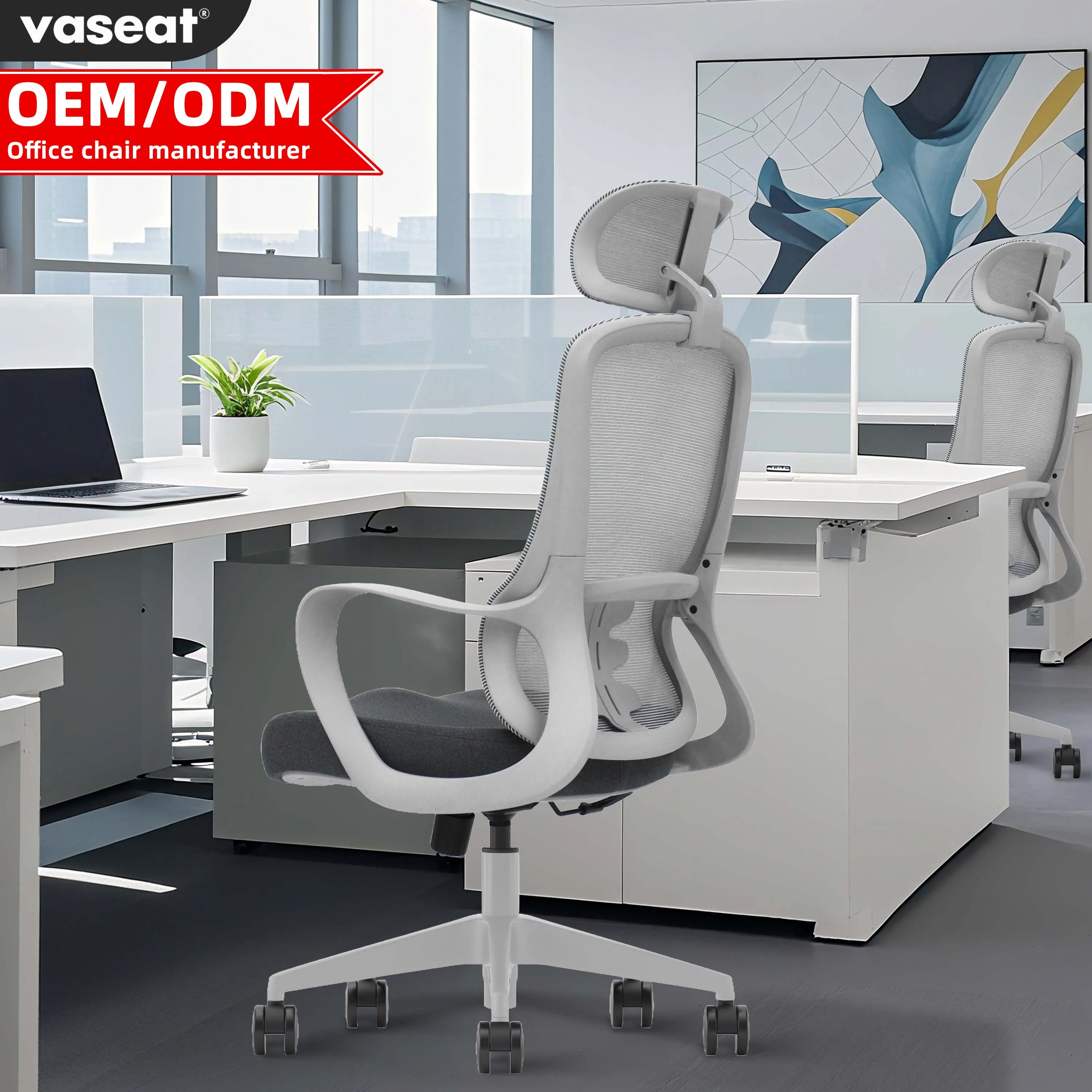 Office Chairs For Staff, Ergonomic,Modern Luxury Ergonomic Office Chair Comfortable Seat Cushion Headrest Mesh Executive Chair L
Office Chairs For Staff, Ergonomic,Modern Luxury Ergonomic Office Chair Comfortable Seat Cushion Headrest Mesh Executive Chair L