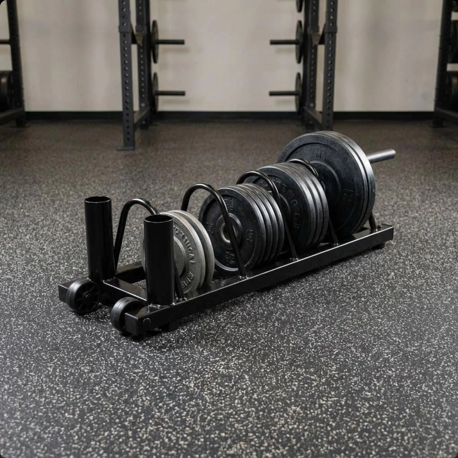 Barbell Plate Storage Trolley Mobile Bar and Plate Storage Rack Barbell Holder Rack Space-Saving Fitness Equipment Heavy Duty
Barbell Plate Storage Trolley Mobile Bar and Plate Storage Rack Barbell Holder Rack Space-Saving Fitness Equipment Heavy Duty