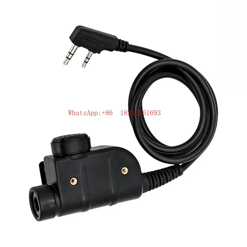 New U94PTT Tactical Earphone Transmitter Button Switch K Head Jianwu Port Black
New U94PTT Tactical Earphone Transmitter Button Switch K Head Jianwu Port Black