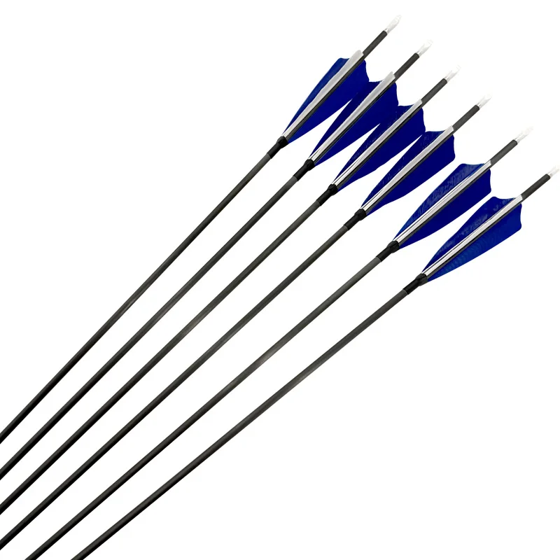 Archery ID 4.2 Practice Pure Carbon Arrow Shafts 12 Pcs 4 Inch Turkey Feathers Spine 400 500 600 700 800 For Shooting Hunting
Archery ID 4.2 Practice Pure Carbon Arrow Shafts 12 Pcs 4 Inch Turkey Feathers Spine 400 500 600 700 800 For Shooting Hunting