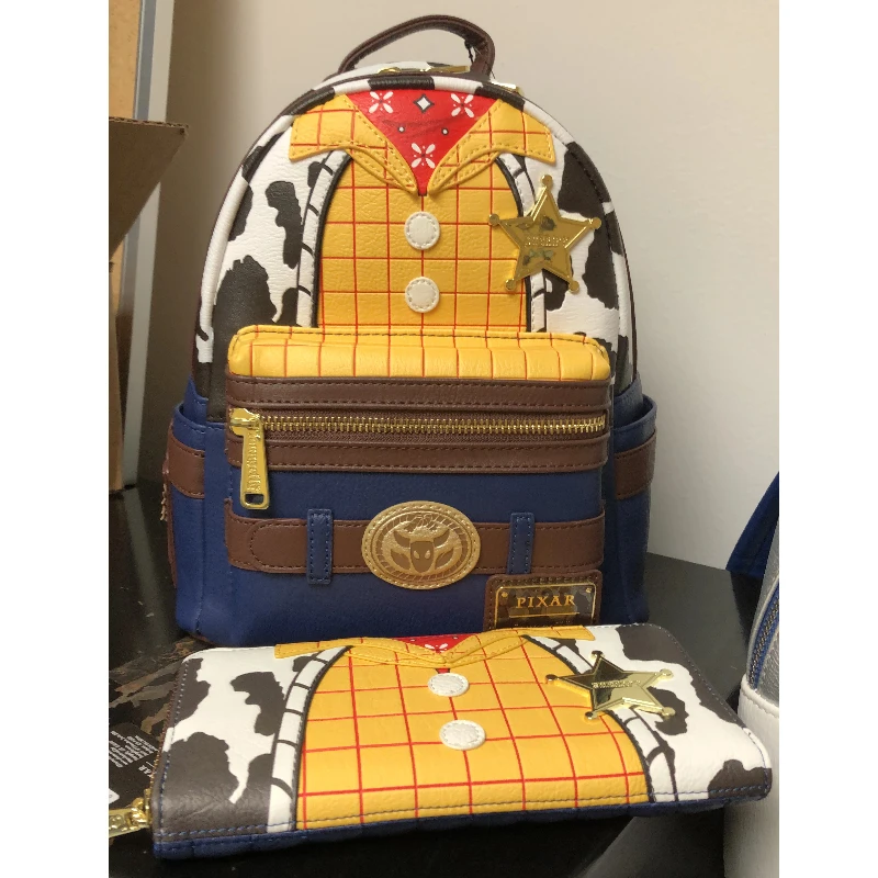 Loungefly Pixar Toy Story Woody Sheriff Cowboy Outfit Design Backpack Wallet Set Fashion Gift For Daily Use
Loungefly Pixar Toy Story Woody Sheriff Cowboy Outfit Design Backpack Wallet Set Fashion Gift For Daily Use