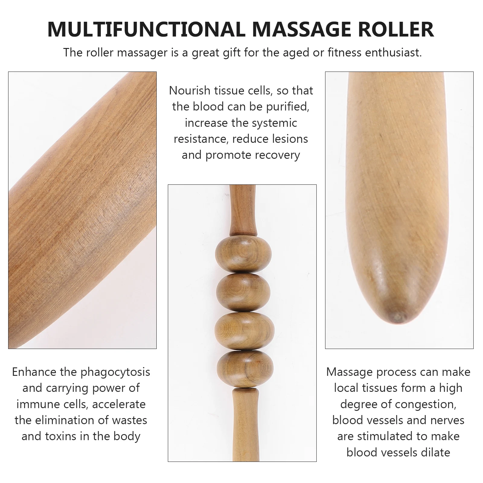 2pcs Wooden Massage Stick Multifunctional Body Relaxation Massager Tool For Muscle Relief Deep Tissue Fascia Roller Fitness
2pcs Wooden Massage Stick Multifunctional Body Relaxation Massager Tool For Muscle Relief Deep Tissue Fascia Roller Fitness