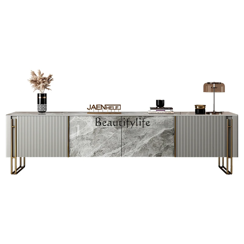 Light luxury rock slab TV cabinet Modern simple living room Italian locker furniture
Light luxury rock slab TV cabinet Modern simple living room Italian locker furniture
