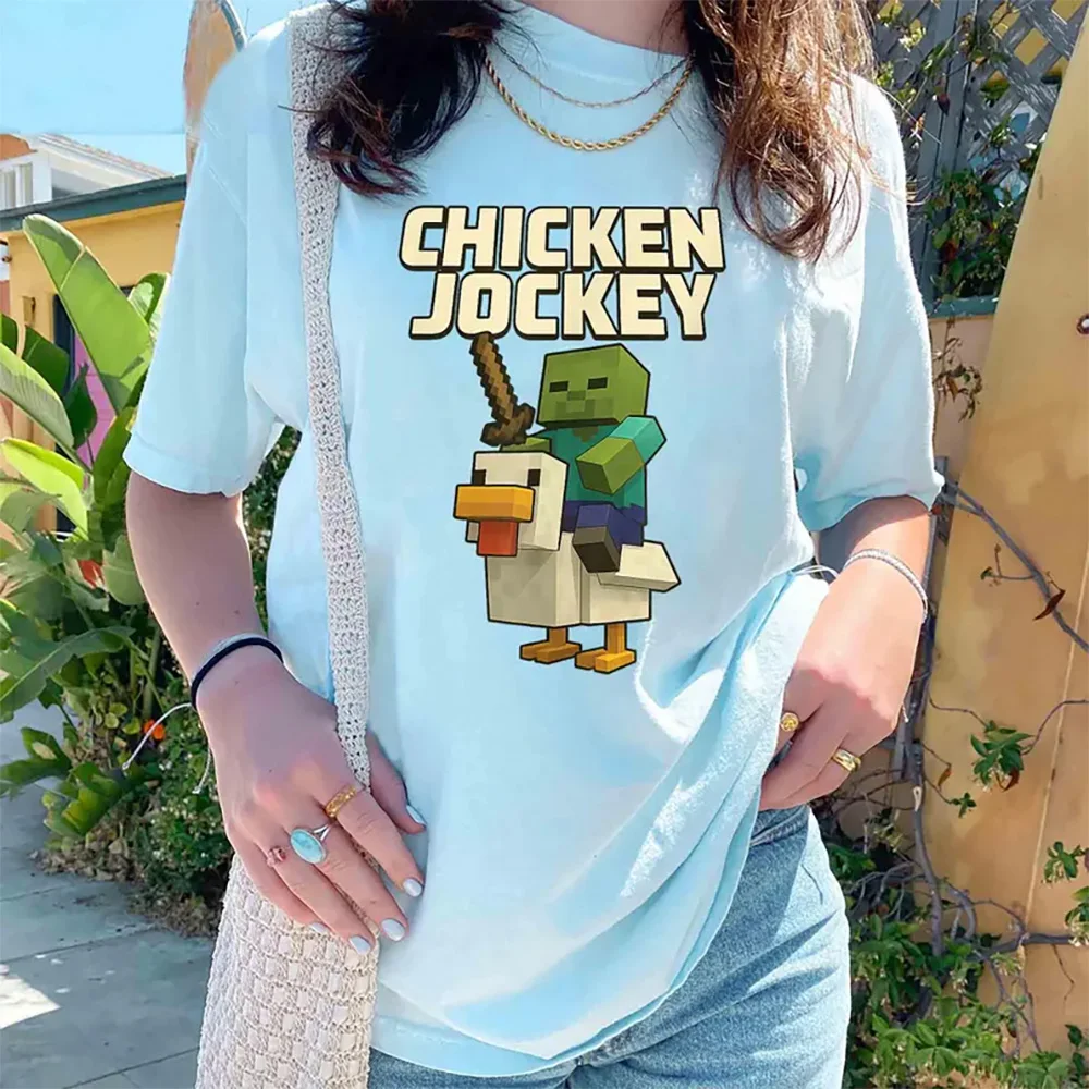 Винтажные футболки с дизайном Chicken Jockey, футболка Chicken Jockey on A Chicken Lover, хлопковые мягкие топы высокого качества для женщин и мужчин, футболки Y2K
Винтажные футболки с дизайном Chicken Jockey, футболка Chicken Jockey on A Chicken Lover, хлопковые мягкие топы высокого качества для женщин и мужчин, футболки Y2K