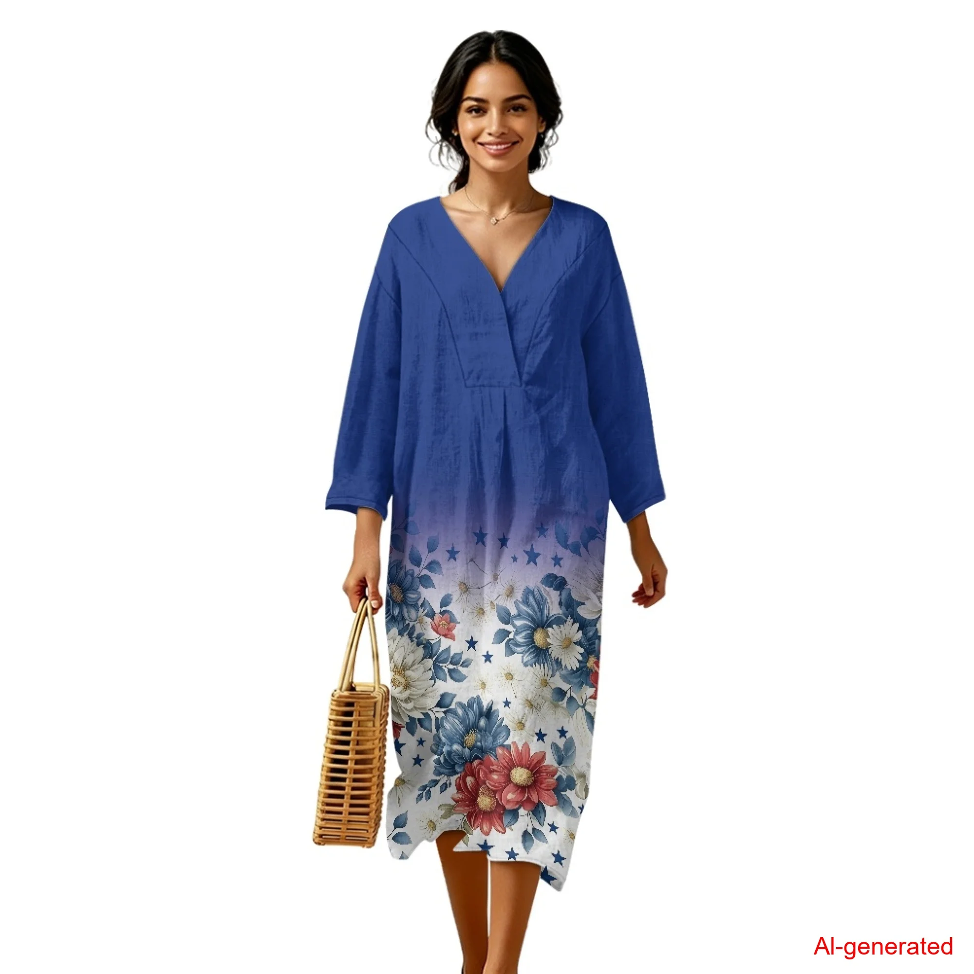 INSTANTARTS Women's Linen Loose Dress Pretty Floral Womens Linen Summer Dress Loose Fit Tunic Dress V Neck Vacation Beach Dress
INSTANTARTS Women's Linen Loose Dress Pretty Floral Womens Linen Summer Dress Loose Fit Tunic Dress V Neck Vacation Beach Dress