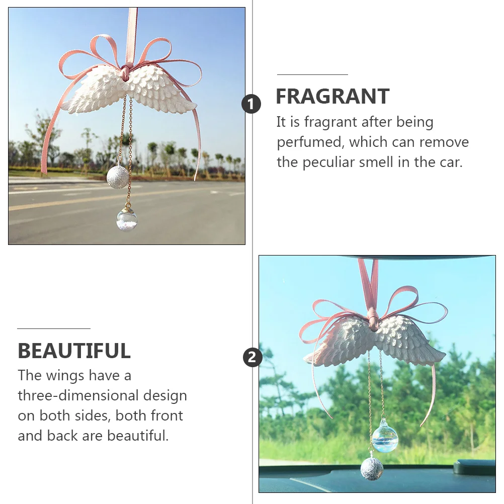 Luxury Aromatherapy Fragrance Pendant Car Hanging Accessories Perfume Ornament Rearview Mirror Decoration 3D Wings Universal Fit
Luxury Aromatherapy Fragrance Pendant Car Hanging Accessories Perfume Ornament Rearview Mirror Decoration 3D Wings Universal Fit