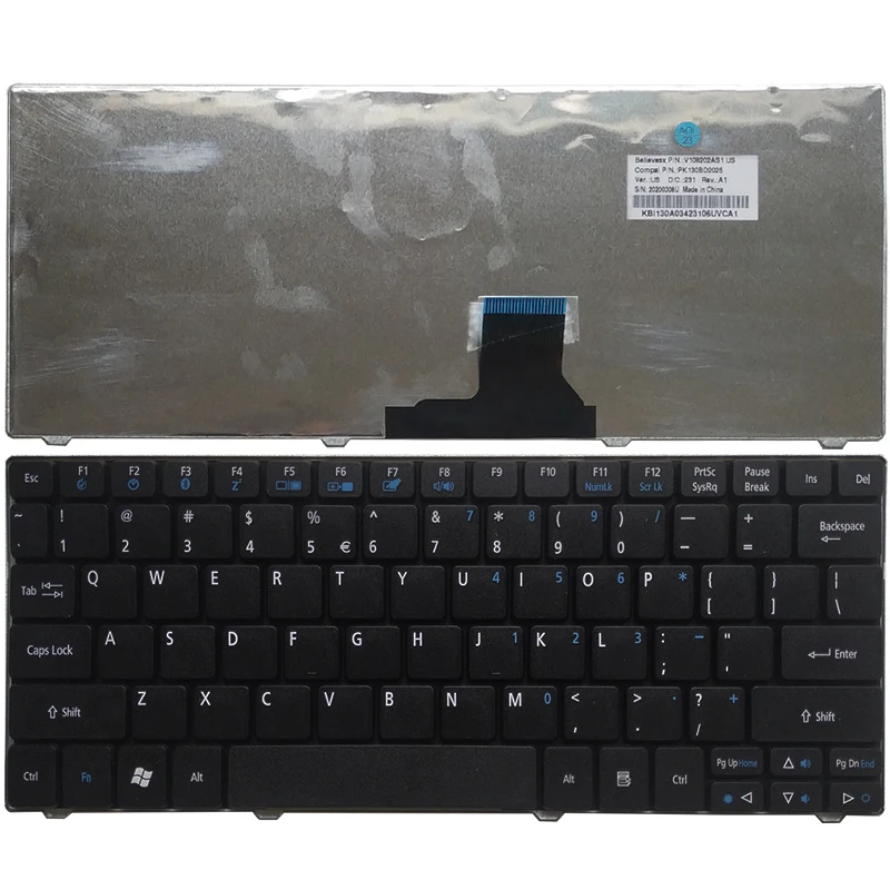 NEW US Keyboard For ACER Aspire one 722 722H 751 200 FO200 201 US laptop keyboard black
NEW US Keyboard For ACER Aspire one 722 722H 751 200 FO200 201 US laptop keyboard black