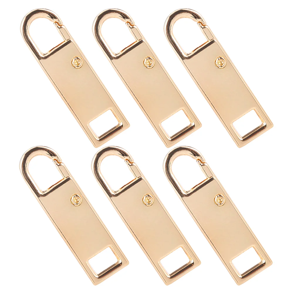 6 Pcs Zipper Slider Replacement Pull Zipzz Special Shaped Suite Metal Universal Repair
6 Pcs Zipper Slider Replacement Pull Zipzz Special Shaped Suite Metal Universal Repair