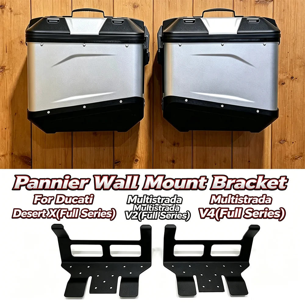 For Ducati DesertX Multistrada V4 DesertX Multistrada V2 Pannier Wall Mount Bracket Aluminium Side Panniers Pannier Holder 96781
For Ducati DesertX Multistrada V4 DesertX Multistrada V2 Pannier Wall Mount Bracket Aluminium Side Panniers Pannier Holder 96781