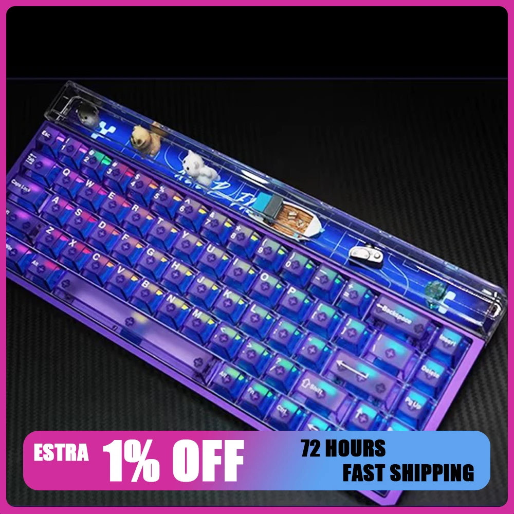 DAREU Thunder68 Magnetic Keyboard RT Accuracy 0.01mm Low Delay RGB Gaming Mechanical Keyboard Gasket Hot Swap Pc Accessories
DAREU Thunder68 Magnetic Keyboard RT Accuracy 0.01mm Low Delay RGB Gaming Mechanical Keyboard Gasket Hot Swap Pc Accessories