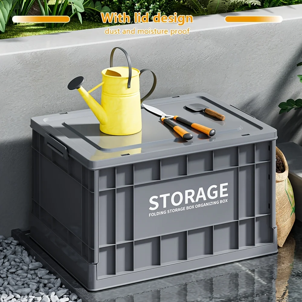 Industrial Wind Foldable Storage Box Toolbox, Stackable Clothes Storage Box 1 Piece 44L, Dark Gray
Industrial Wind Foldable Storage Box Toolbox, Stackable Clothes Storage Box 1 Piece 44L, Dark Gray