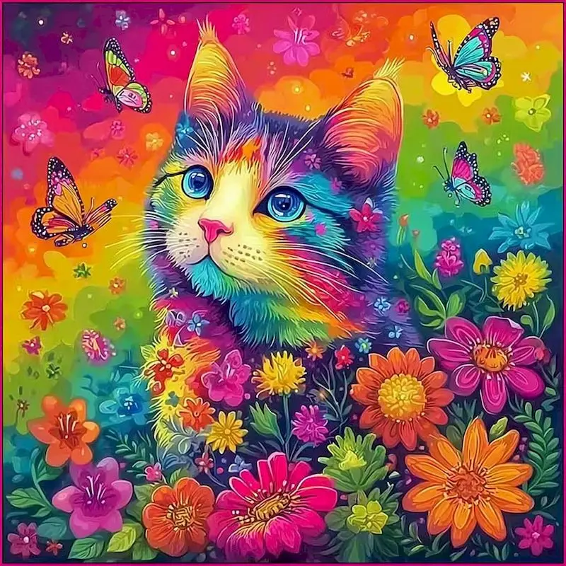 RUOPOTY Diamond Painting Kit Adults Crafts Diamond Art Kits Cat Full Round Diamond Art Kit Wall Decor Rhinestone Art Crafts
RUOPOTY Diamond Painting Kit Adults Crafts Diamond Art Kits Cat Full Round Diamond Art Kit Wall Decor Rhinestone Art Crafts