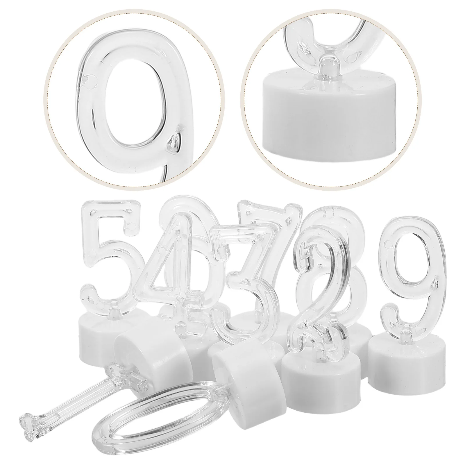 10pcs Electronic Birthday Light 0-9 Led Number Cake Decor Flameless Reusable Operated Lamp For Parties
10pcs Electronic Birthday Light 0-9 Led Number Cake Decor Flameless Reusable Operated Lamp For Parties