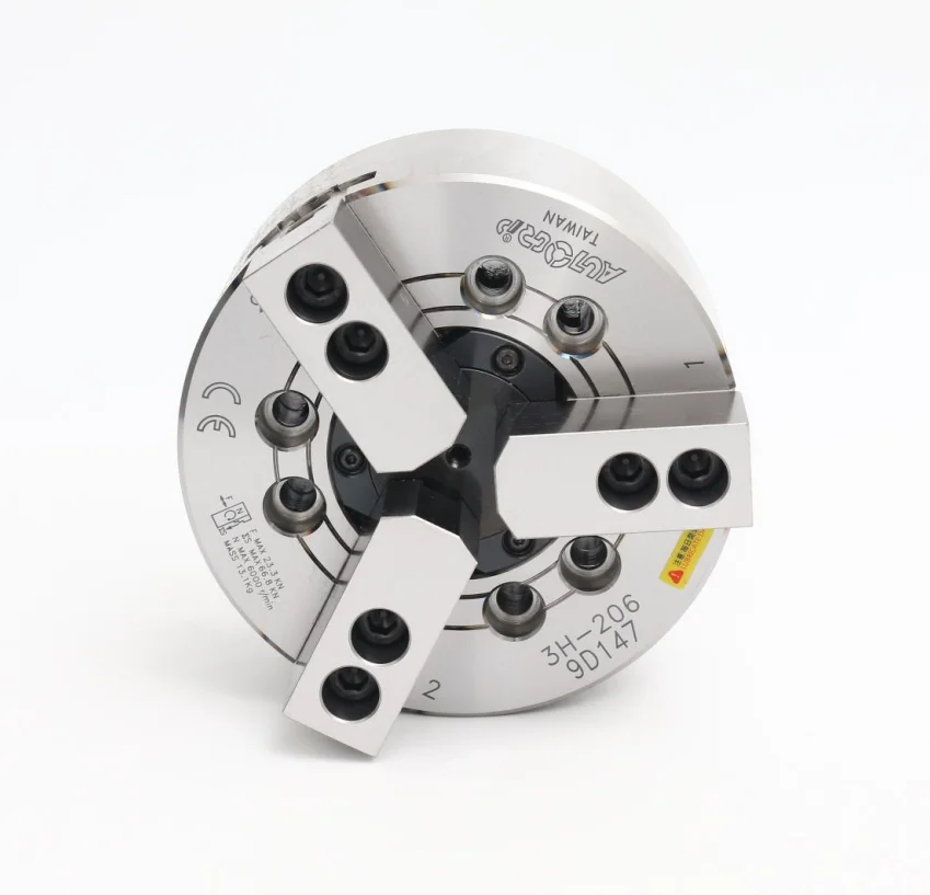 AUTOGRIP Taiwan brand 3-jaw hydraulic chuck 3H-206 hollow power chuck
AUTOGRIP Taiwan brand 3-jaw hydraulic chuck 3H-206 hollow power chuck