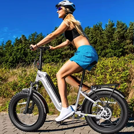 750W 20" Folding Fat Tire Electric Bike: 48V 15Ah All-Terrain Commuter E-Bike
750W 20" Folding Fat Tire Electric Bike: 48V 15Ah All-Terrain Commuter E-Bike