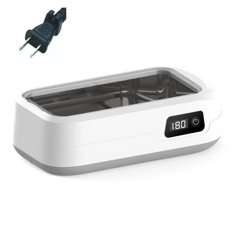 Ultrasonic Jewelry Cleaner Portable Household Ultrasound Cleaning Machine for Eyeglasses, Watches, Dentures, Shaver Heads 
Ultrasonic Jewelry Cleaner Portable Household Ultrasound Cleaning Machine for Eyeglasses, Watches, Dentures, Shaver Heads