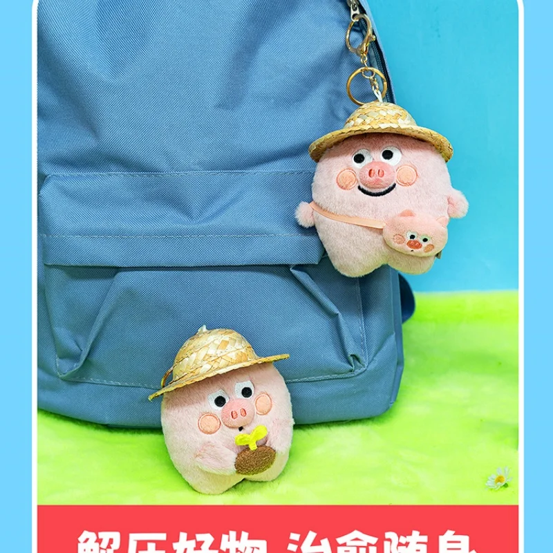 MINISO Pig Bacon Straw Hat Plush Pendant Backpack Hanging Decoration Doll Toy Gift - Hot Selling Stuffed Animal for Movie Fans
MINISO Pig Bacon Straw Hat Plush Pendant Backpack Hanging Decoration Doll Toy Gift - Hot Selling Stuffed Animal for Movie Fans