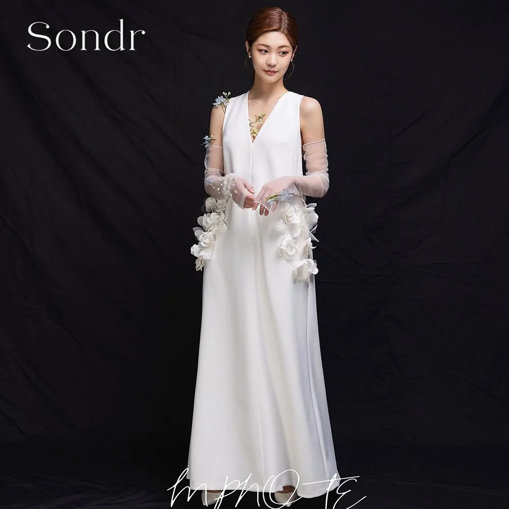 Sondr Customized V-Neck Simple A Line Korean Wedding Snap Dresses Sleeveless Long Evening Gown Photo Shoot Dresses for
Sondr Customized V-Neck Simple A Line Korean Wedding Snap Dresses Sleeveless Long Evening Gown Photo Shoot Dresses for
