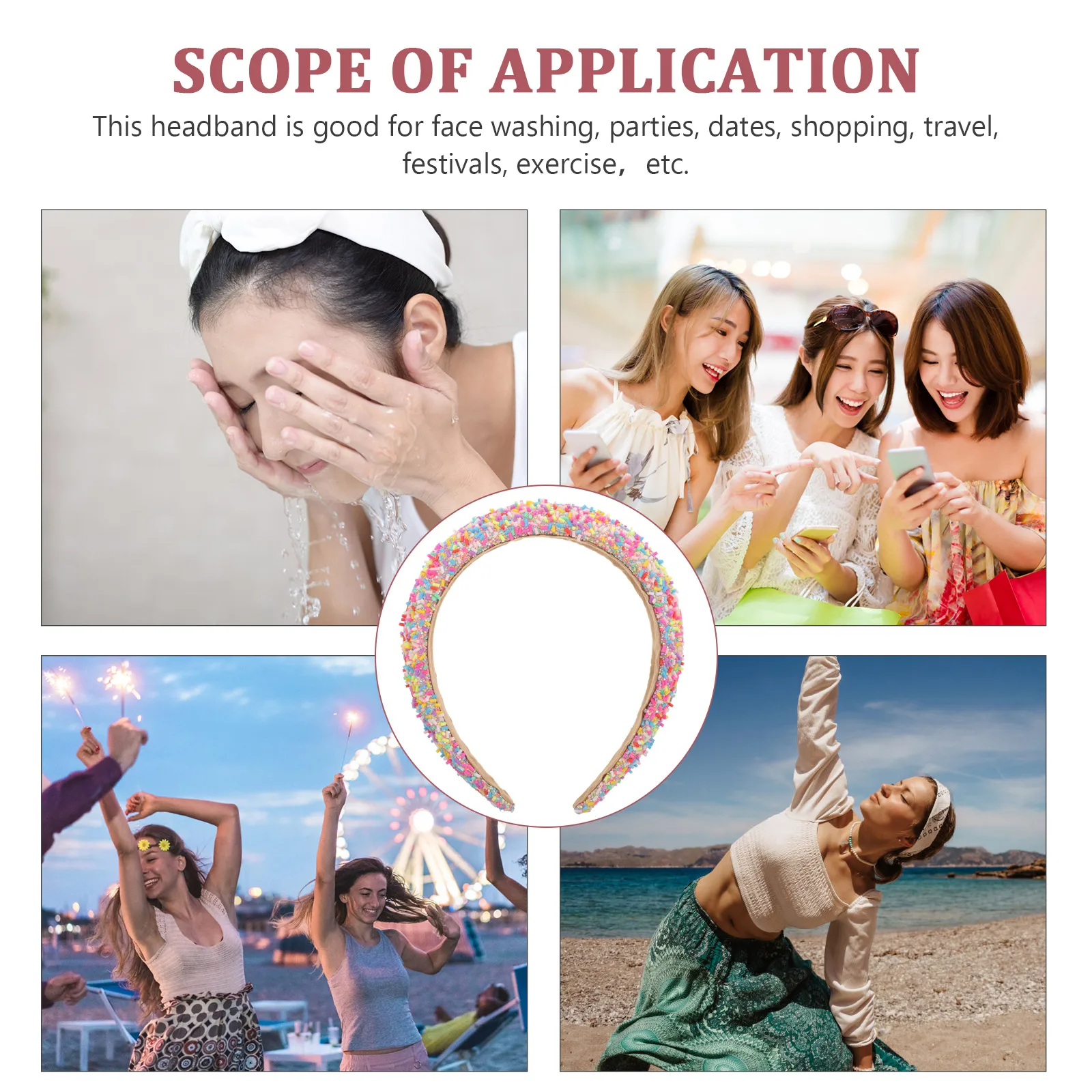 Womens Candy Headband Lightweight Comfortable Wide Hair Band for Face Wash Makeup Hair Styling Women Headbands
Womens Candy Headband Lightweight Comfortable Wide Hair Band for Face Wash Makeup Hair Styling Women Headbands