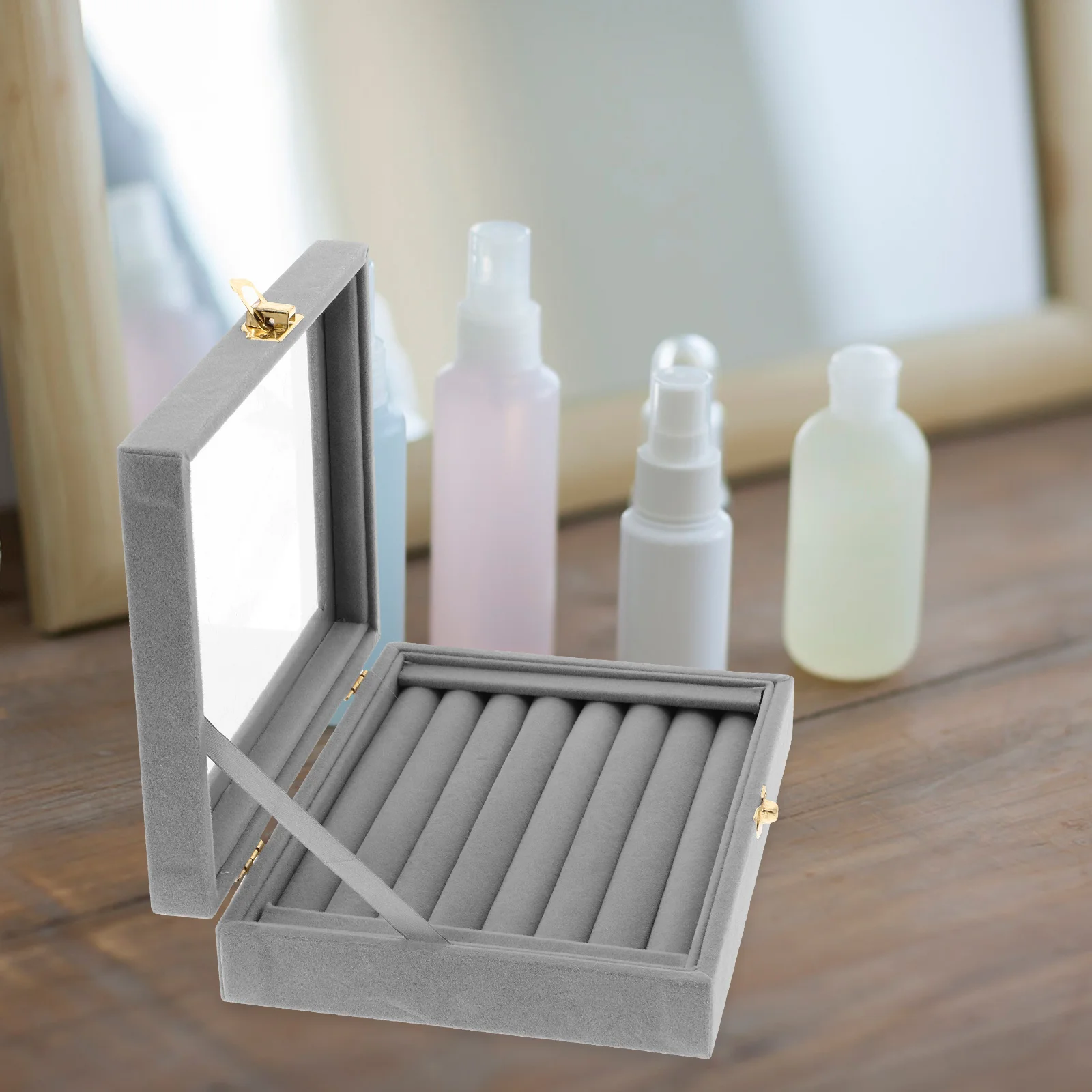 Romantic Jewelry Box Storage Container Display Organizer Rings Earrings Protection Gift Packaging Dressing Table Retail Use
Romantic Jewelry Box Storage Container Display Organizer Rings Earrings Protection Gift Packaging Dressing Table Retail Use
