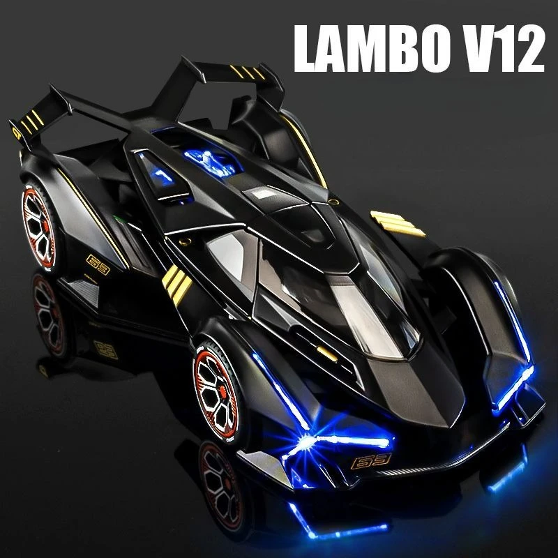 1/24 Lamborghini concept car model die-cast alloy simulation supercar toy car, boy collection, decorative gift
1/24 Lamborghini concept car model die-cast alloy simulation supercar toy car, boy collection, decorative gift