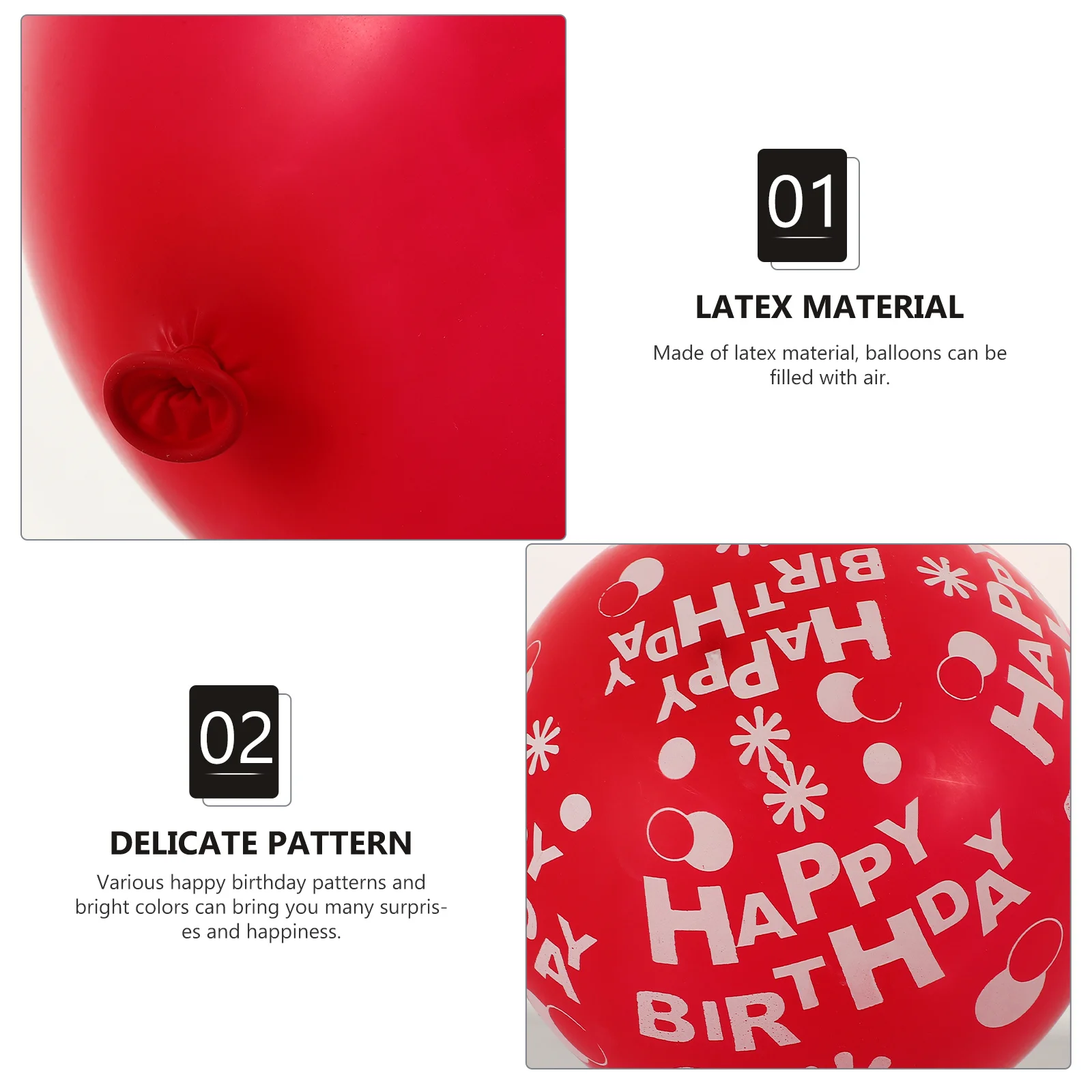 100Pcs Birthday Balloon Set Latex Colorful Air Retention Party Decorations for Gathering Celebration Baby Shower DIY Layout
100Pcs Birthday Balloon Set Latex Colorful Air Retention Party Decorations for Gathering Celebration Baby Shower DIY Layout