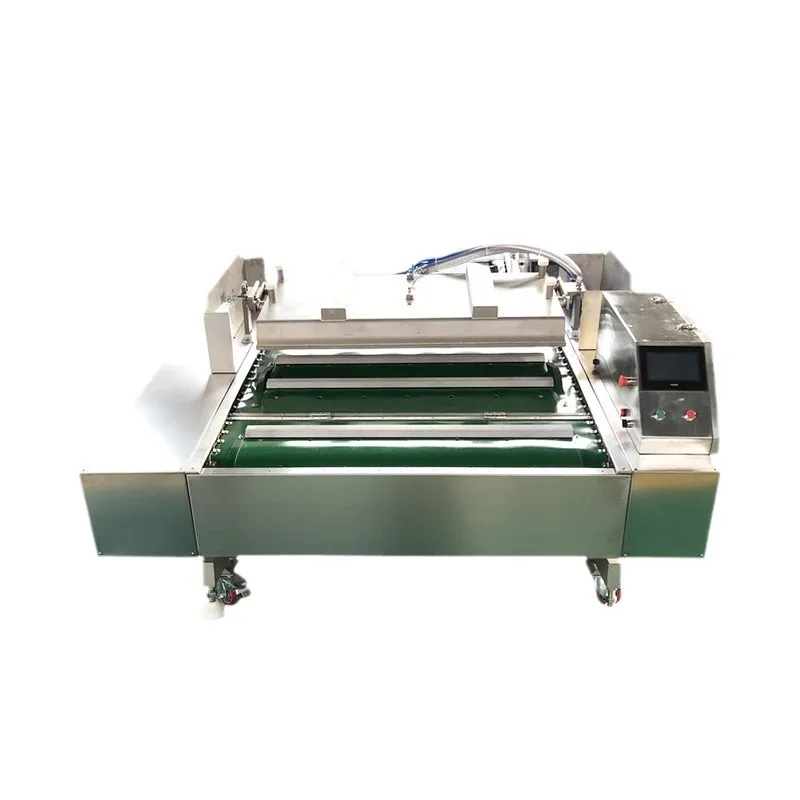 Rolling continuous vacuum packaging machine, conveyor vacuum sealing machine 
Rolling continuous vacuum packaging machine, conveyor vacuum sealing machine