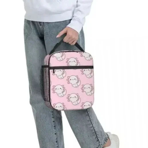 Cute Axolotl Insulated Lunch Bags for Work School Salamander Animal Resuable Cooler Thermal Lunch Box Women Children
Cute Axolotl Insulated Lunch Bags for Work School Salamander Animal Resuable Cooler Thermal Lunch Box Women Children
